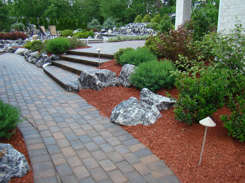 Red Colored Mulch