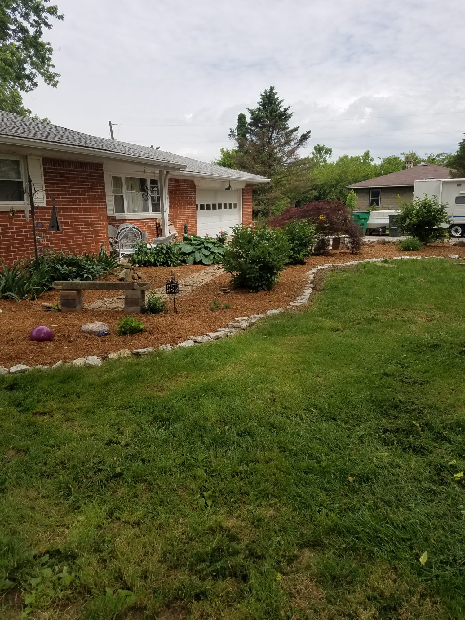 Golden Colored Mulch Indianapolis Mulch McCarty Mulch