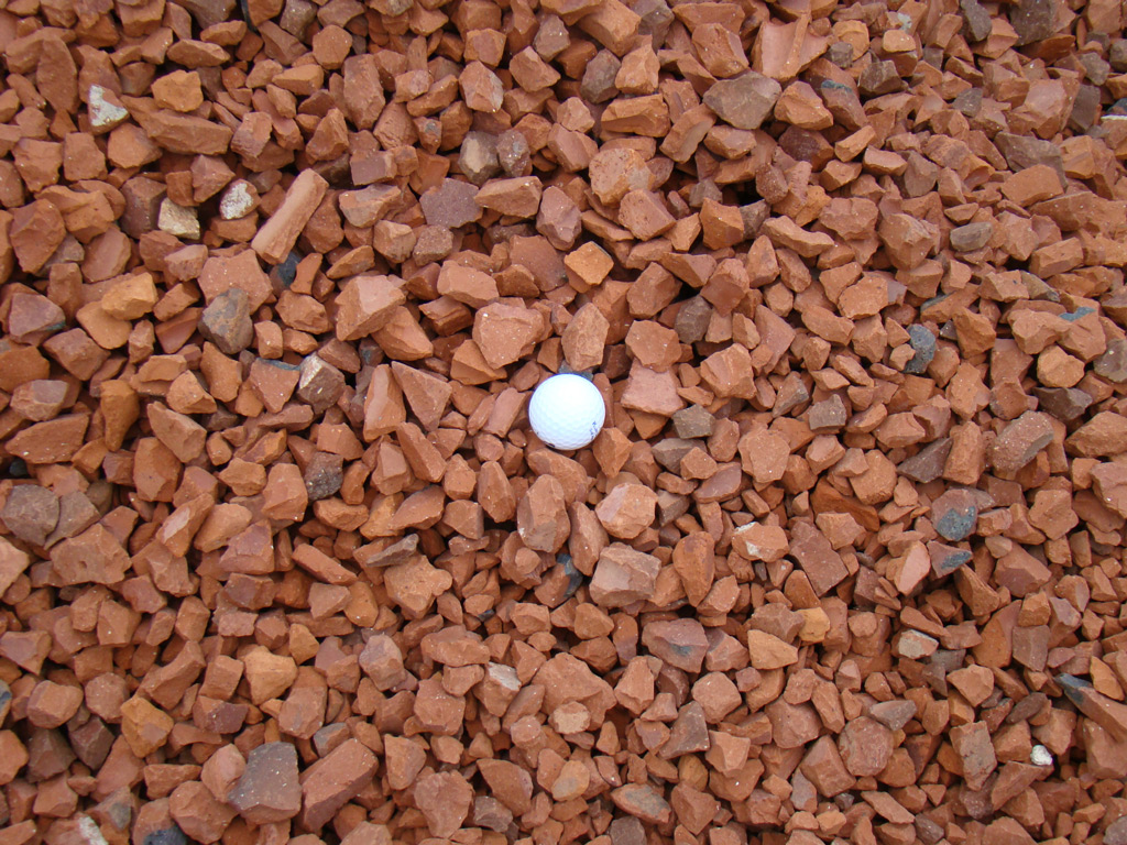Red Brick Chips Indianapolis Decorative Rock McCarty Mulch