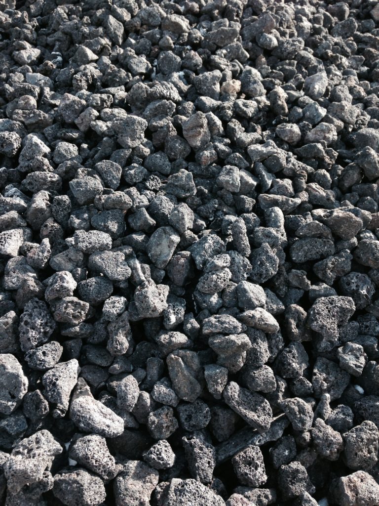 Black Lava Rock Indianapolis Decorative Rock