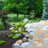 Flagstone Patio and Mulch