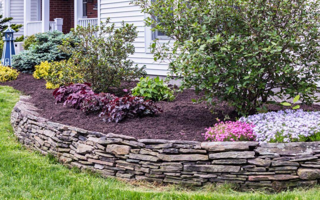 Vibrant landscape enhanced with high-quality mulch, demonstrating McCarty Mulch & Stone's professional bulk mulch delivery services.