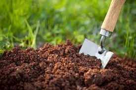 Shovel Digging Soil