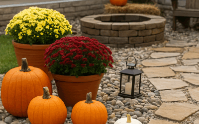 How to Use Rock & Stone for Low-Maintenance Fall Décor
