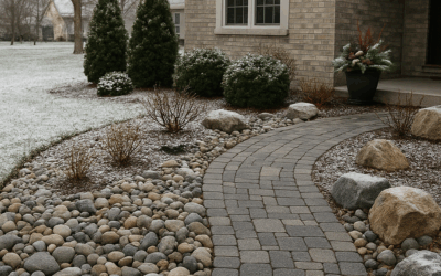 Decorative Rock Ideas for Winter Curb Appeal